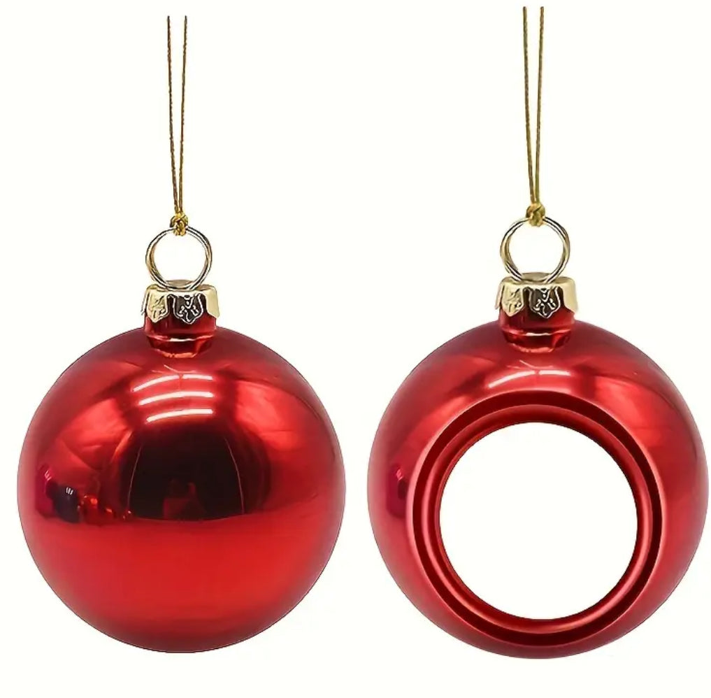 Kerstbal met foto