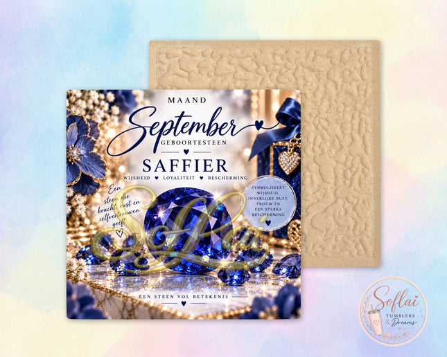 Tegel September saffier 1108