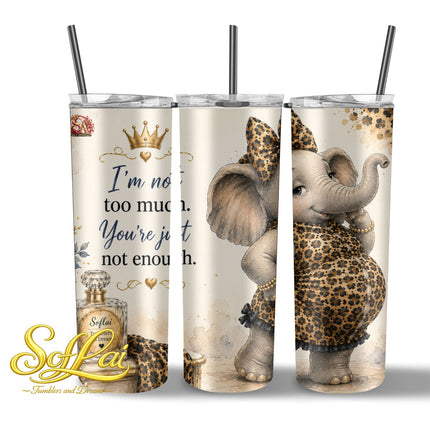 Tumbler Spicy attitude olifant 1115