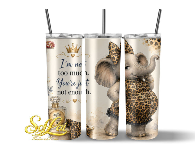 Tumbler Spicy attitude olifant 1115