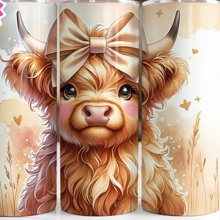 Tumbler Highland cow
