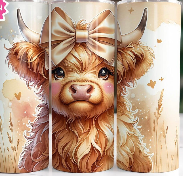 Tumbler Highland cow