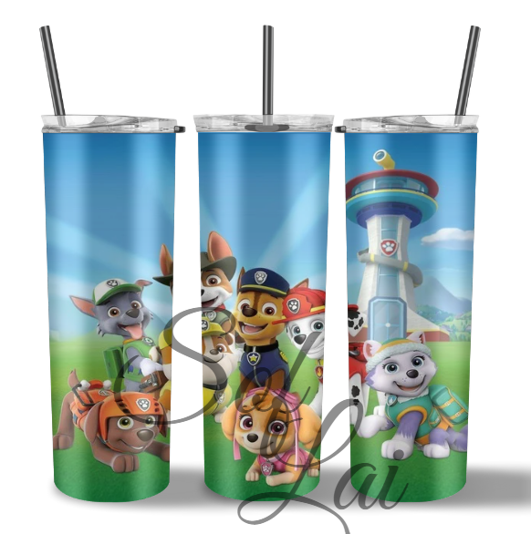 Tumbler Paw patrol
