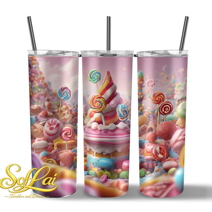Tumbler Snoepjes en taartjes 562