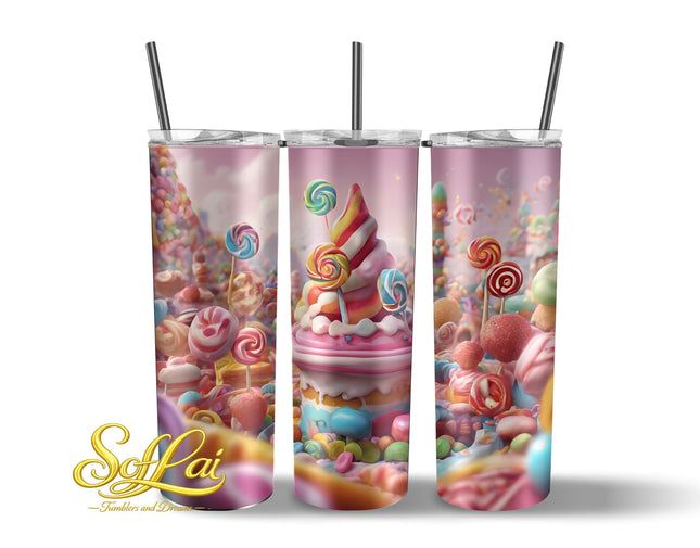 Tumbler Snoepjes en taartjes 562