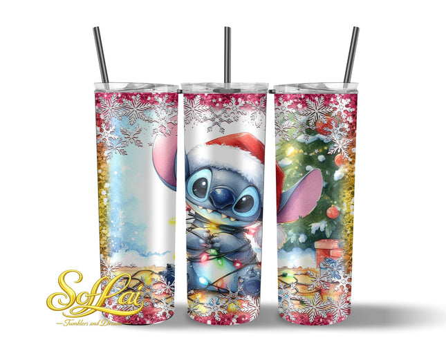 Tumbler Kerst Stitch 593