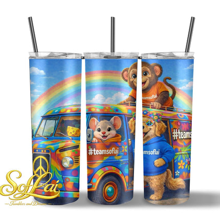 Tumbler Team Soflai Muis en vrienden 738