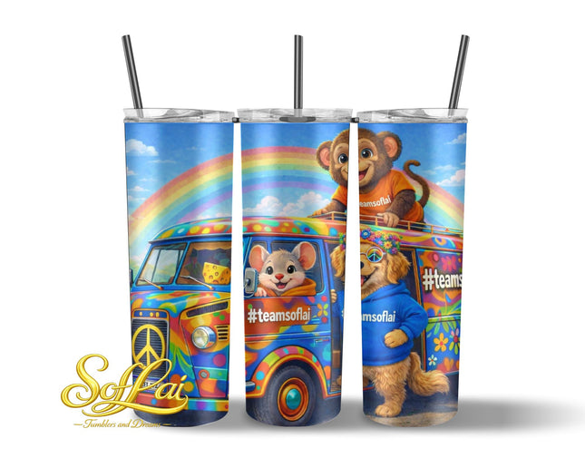 Tumbler Team Soflai Muis en vrienden 738