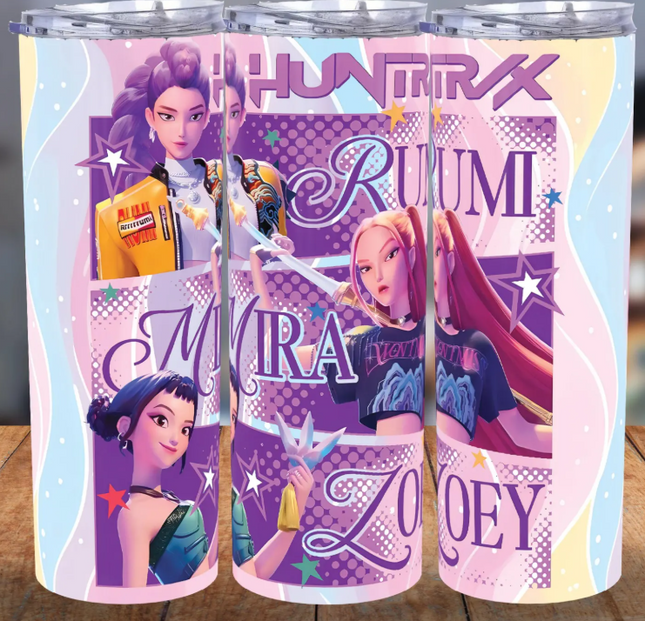 Tumbler K pop Demon hunters