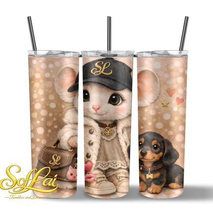 Tumbler Soflai dieren Muis 86
