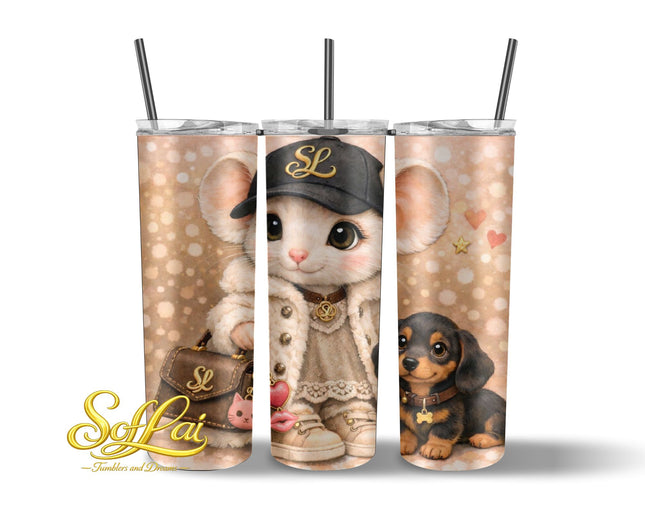 Tumbler Soflai dieren Muis 86