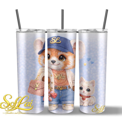 Tumbler Soflai dieren Rode panda 88