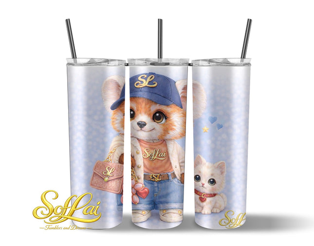 Tumbler Soflai dieren Rode panda 88