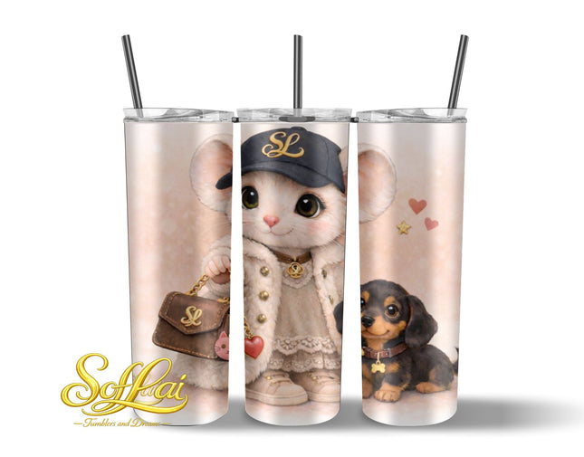 Tumbler Soflai dieren Muis 90