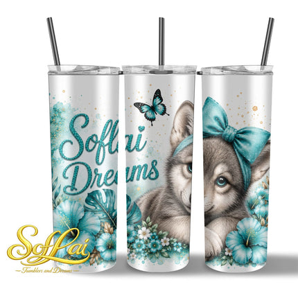 Tumbler Soflai Dreams wolf 907