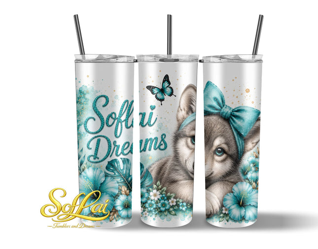 Tumbler Soflai Dreams wolf 907