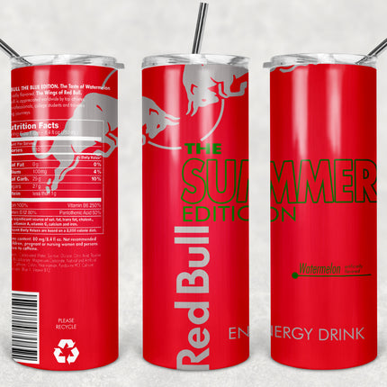 Tumbler Red Bull summer red