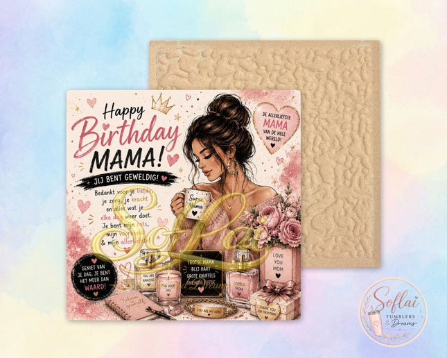 Tegel Happy birthday mama 992