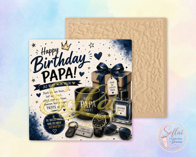 Tegel Happy birthday papa 993