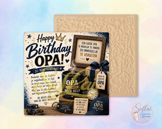 Tegel Happy birthday opa 994