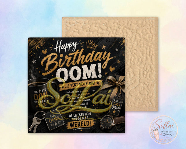 Tegel Happy birthday oom 998