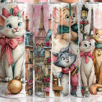 Tumbler kerst aristokatten