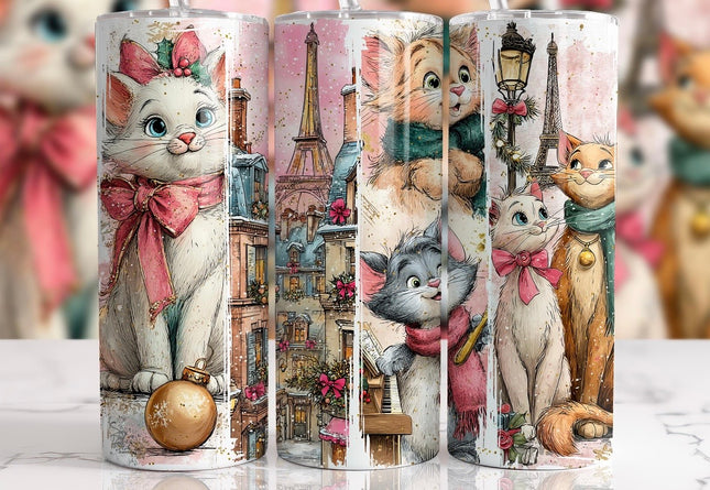 Tumbler kerst aristokatten