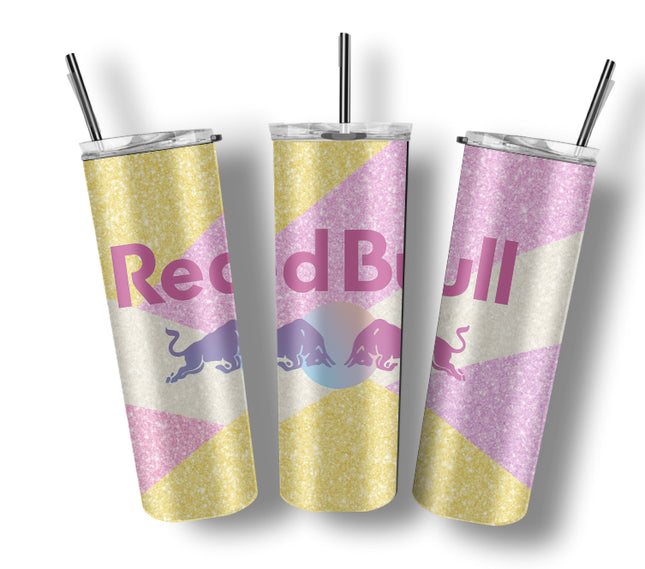 Tumbler Red Bull roze geel SofLai
