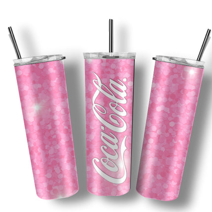 Tumbler Coca cola roze SofLai