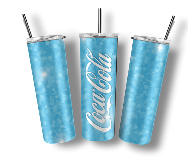 Tumbler Coca cola blauw SofLai