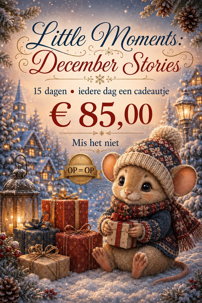 Little moments december stories halve set