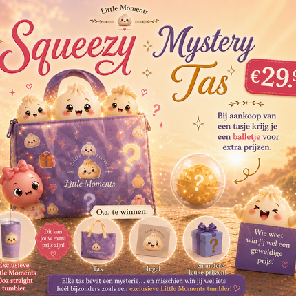 Woensdag 24-6 mystery squeezy tas!
