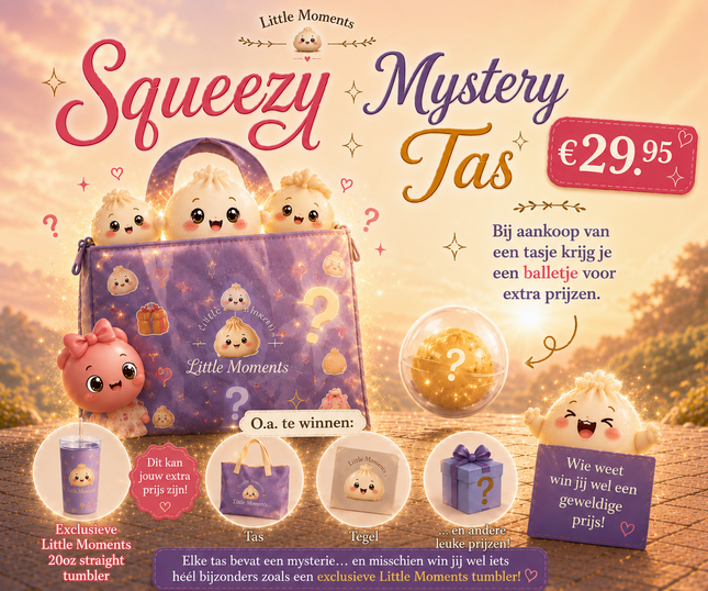 Woensdag 24-6 mystery squeezy tas!