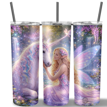 SofLai Exclusive Tumbler - NoX Elfje unicorn paars
