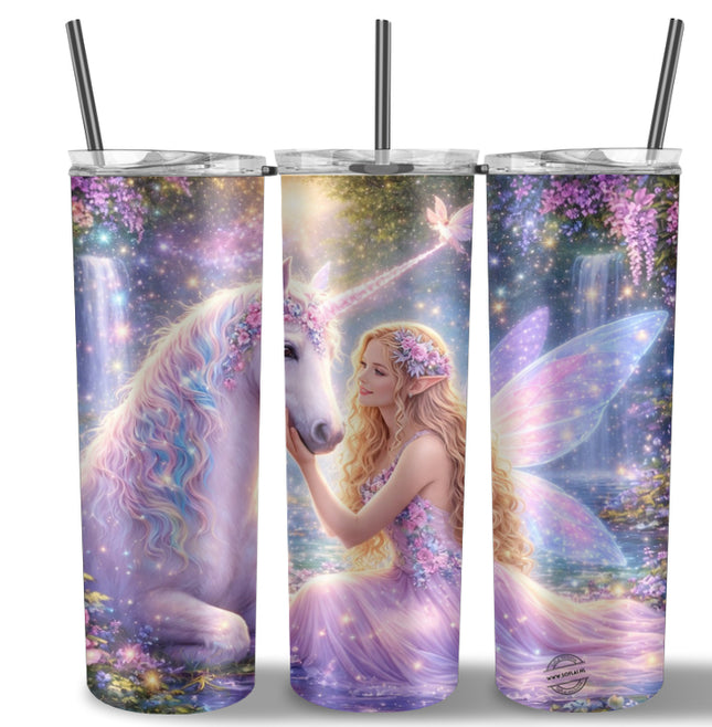 SofLai Exclusive Tumbler - NoX Elfje unicorn paars