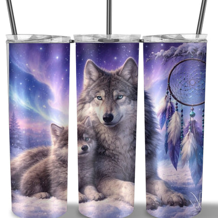 SofLai Exclusive Tumbler -NoX Grijze wolf