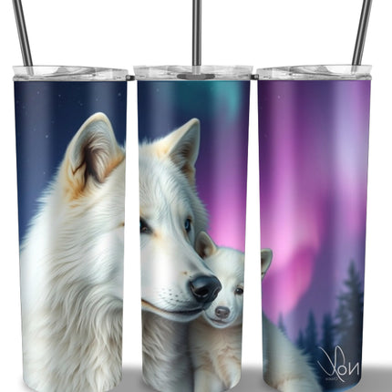 SofLai Exclusive Tumbler - NoX Witte Wolf
