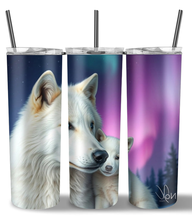 SofLai Exclusive Tumbler - NoX Witte Wolf