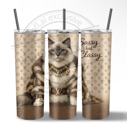 SofLai Exclusive Tumbler - Sassy but classy bruin