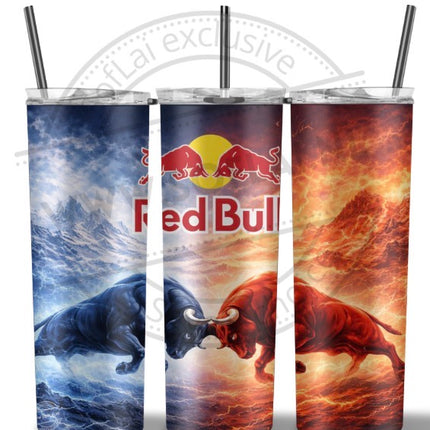 SofLai Exclusive Tumbler - red bull - bulls