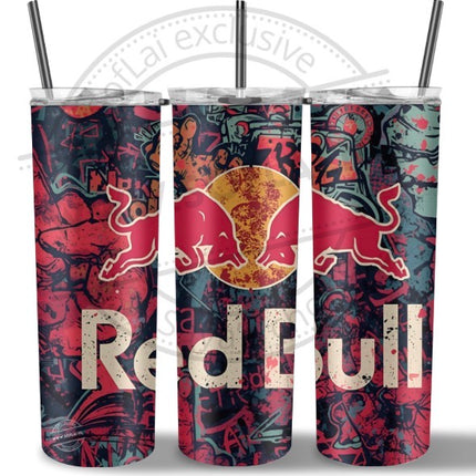 SofLai Exclusive Tumbler - Red Bull graffiti