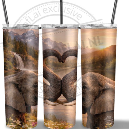 SofLai Exclusive Tumbler - Olifanten hart