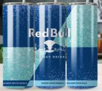 Tumbler Red Bull blauw lichtblauw