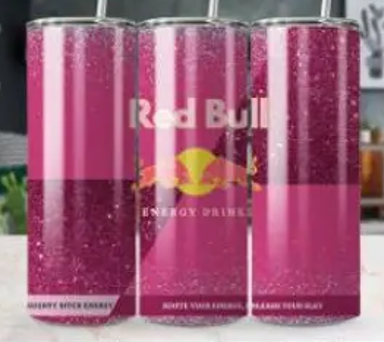 Tumbler Red Bull roze