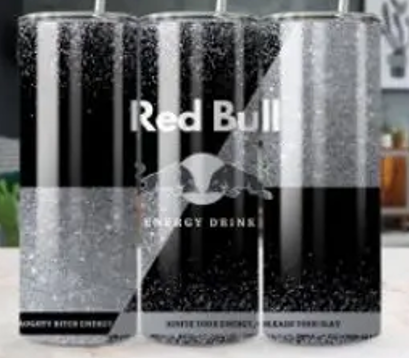 Tumbler Red Bull zwart grijs